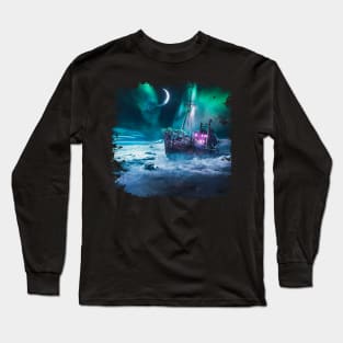 pirates ship fantasy art. sci-fi Long Sleeve T-Shirt